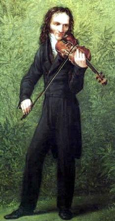 Georg Friedrich Kersting Portrait of Niccolo Paganini